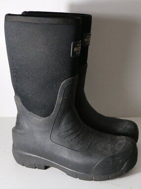Bogs Stockman II Metguard Seamless Insulated Waterproof Work Boot 12 Black Tall